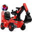 Mini Electric Excavator Ride-On Car - Durable Outdoor Toy for Kids