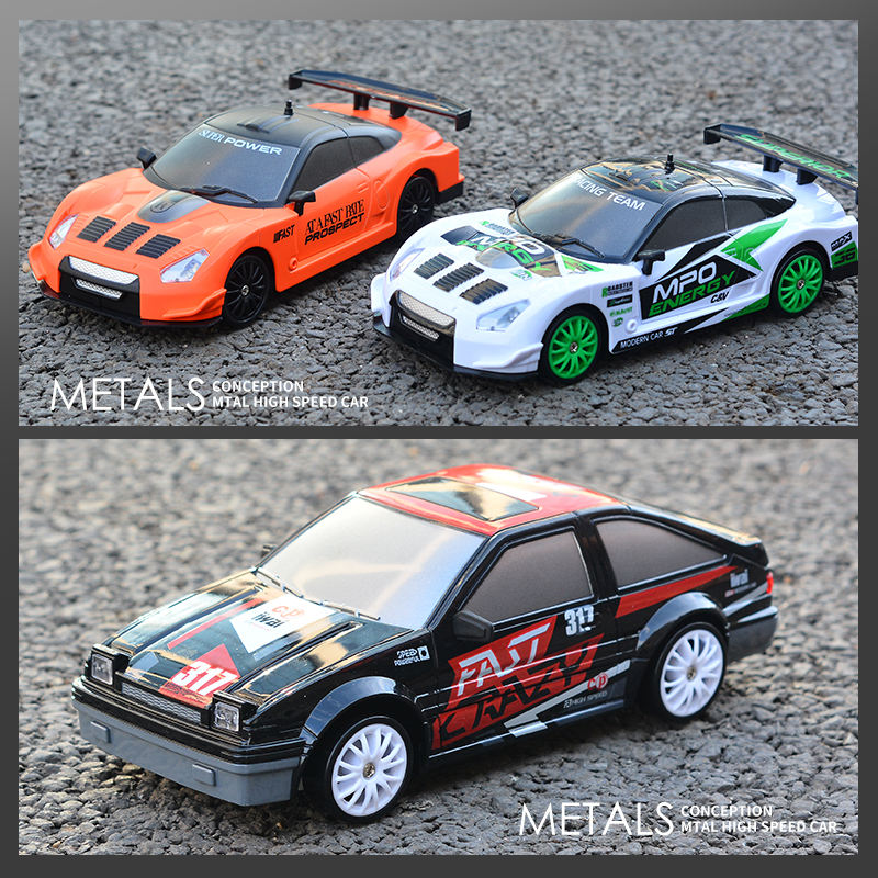 High-Speed Racing RC Car 2.4GHz Remote Control Drifting Car with LED Lights for Kids