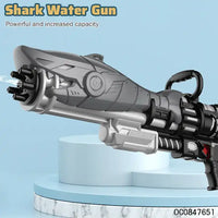 High-Pressure Pull-Out Water Shooting Game Shark Water Gun Toys for Kids | Fun Summer Splash Toy