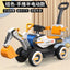 12V Rechargeable Kids Ride-On Cars - Electric Tractor and Excavator for Outdoor Adventures