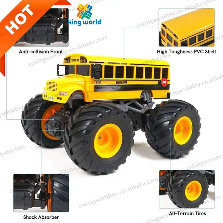 1:18 Scale 2.4GHz Remote Control Truck - All Terrain Crawler Vehicle