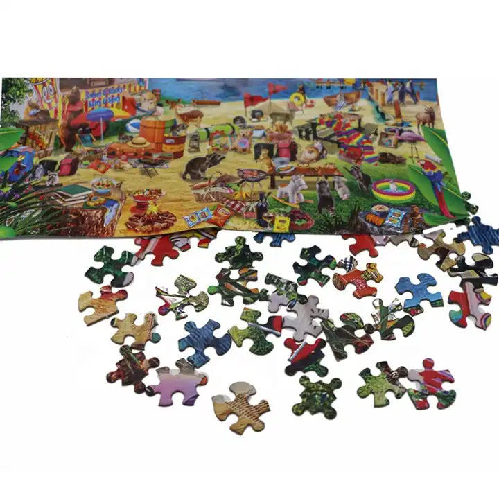 OEM 1000-Piece Jigsaw Puzzle Pattern Paper Puzzle Game for Adults