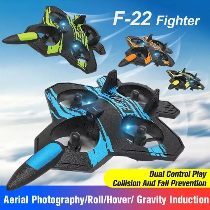 F22 2.4G Waterproof Foam Airplane - Remote Control Jet Fighter Glider