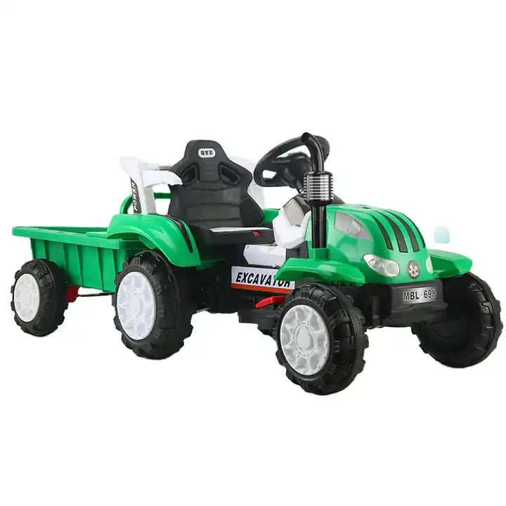 12V Electric Ride-On Car Toy Tractor - Fun and Safe Electric Vehicle for Kids