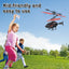 Easy to Fly 2 Channel RC Aircraft - With Gyro Remote Control Induction Plane Starter  RC Mini Helicopter For Kids