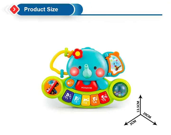 Electric Elephant Keyboard Toy – Best-Selling Musical Instrument for Baby and Kids Ages 1-4