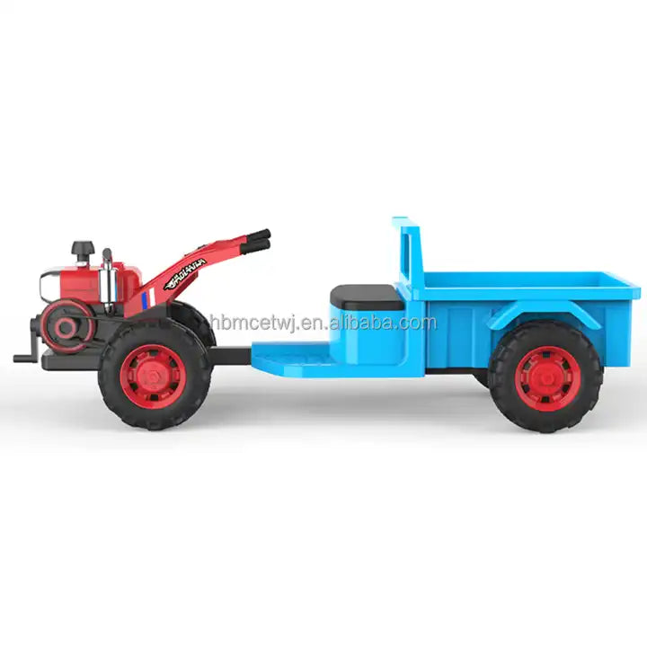 Kids Electric Ride-On Tractor - Battery-Powered Tractor Car for Boys and Girls