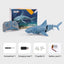 2.4G Simulation RC Shark Fish Toy - Remote Control Water Boat for Kids