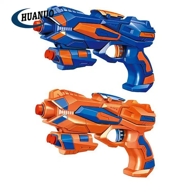 Soft Bullet Shooting Blaster Guns Toy ?? Ultimate Toy Gun Set with 8 Soft Bullets for Boys' Adventure!