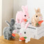 Electric Rabbit Simulation Plush Pet | Scream, Jump, Shake Ears Rainbow Rabbit Cute Doll for Children?s Toys