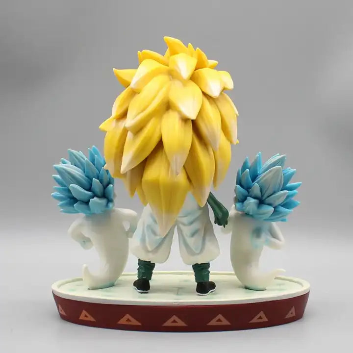 20CM Toys Manga Figurine - Dragon Gotenks Super Saiyan Trunks Son Goku 3 Heads Cartoon Model Statues PVC Anime Figure