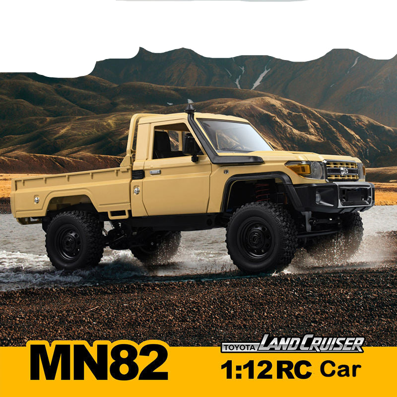 Toyota 4WD Off-Road Crawler RC Truck - 1/12 Scale, 2.4G, USB Charging - MN82 PRO Remote Control Car