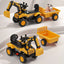 Children's Electric Excavator Engineering Vehicle - Ride-On and Remote Control Spray Toy Car