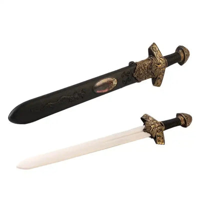 Kid Play Bronze Weapon Knight Toy Swords ?? Realistic Battle Sound Plastic Sword for Boys