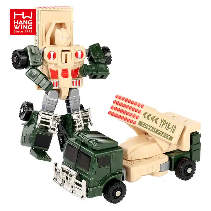 RGB1 Boys Toy Transforming Robot - Military Team Vehicle Fighting Robots - ABS Deformation Toy for Kids