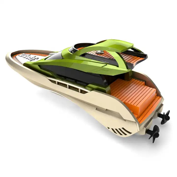 5-Channel High-Speed RC Racing Boat - 2.4G Wireless Control Mini Speedboat for Beginners