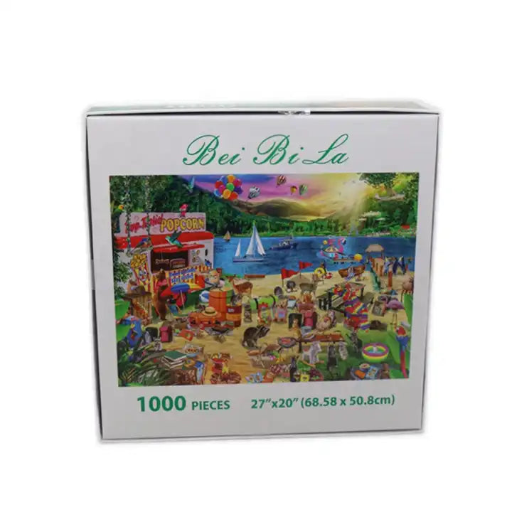 OEM 1000-Piece Jigsaw Puzzle Pattern Paper Puzzle Game for Adults