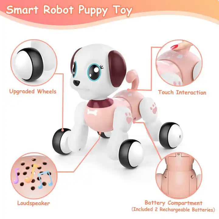 Remote Control Robot Dog Toy for Kids | Interactive Dancing RC Puppy | Rechargeable Electronic Pet Toy