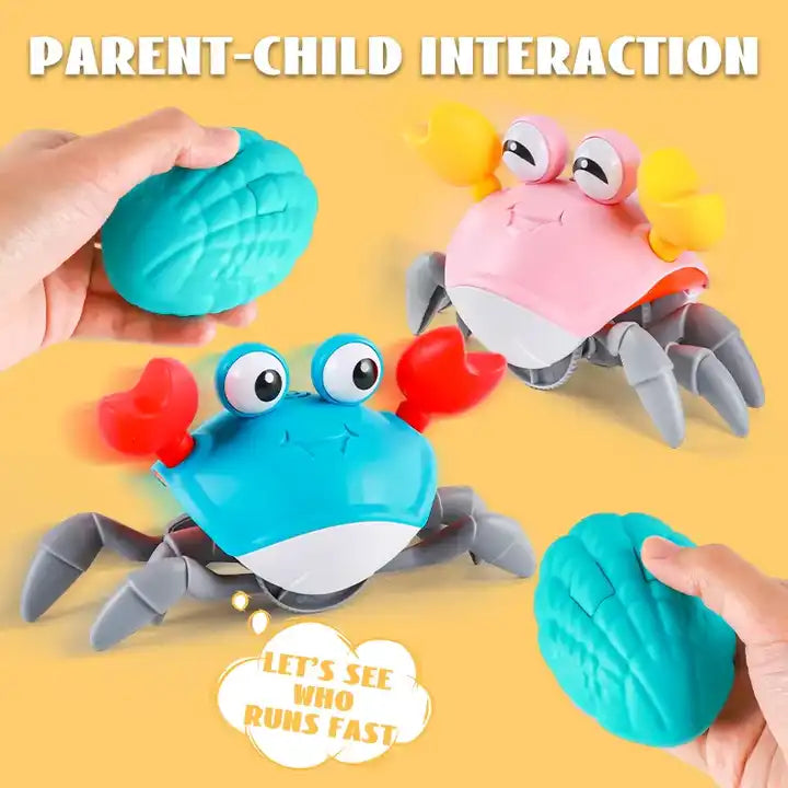 RC Crawling Crab Toy - 2.4G Remote Control Electric Pet Toy for Kids Ages 4-8 Years