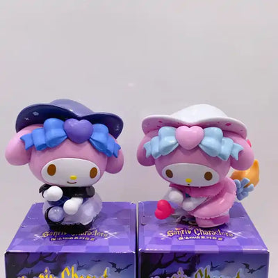 Sanrio Kuromi Melody Anime Figure Blind Box - Kawaii Cartoon Dolls Surprise Mystery Box Toys for Kids(1 Random Piece)