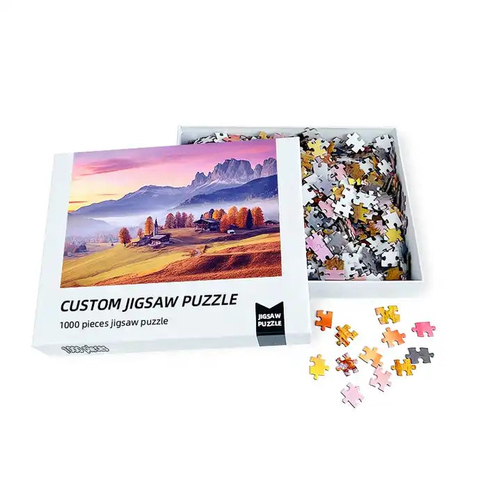 Early Educational Creative Jigsaw Puzzles for Kids Includes Paper Box