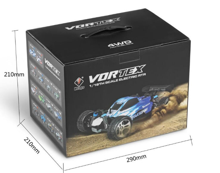 WLtoys A959-A 1/18 Scale 4WD Brushless RC Buggy – High-Speed Electric Remote Control Car