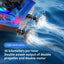 Electric Waterproof RC Speedboat – 2.4GHz High-Speed Racing Boat with LED Lights (30KM/H)