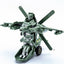 One Key Deformation Military Plane Robot - Transformable Fighter Jet and Helicopter Toy