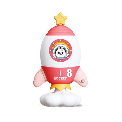 Custom Rocket Shape Coin Bank | Space Series Kids Plastic Piggy Bank