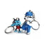 Design Plastic Keychains Toy | Anime 3D PVC Action Figure Cartoon Keychains for Promotional Gifts