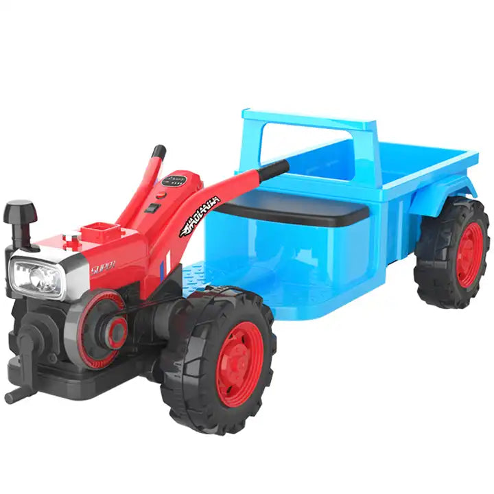 Children’s Electric Simulation Toy Car - Four-Wheel Electric Tractor