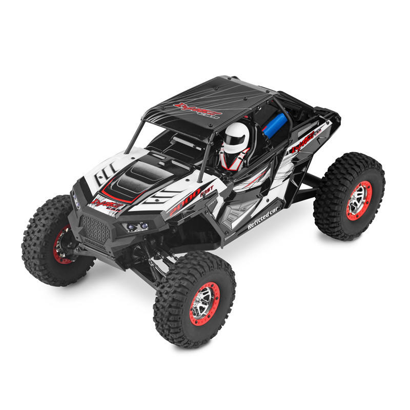 WLtoys 10428B2 1/10 4WD RC Truck – Electric Climbing Crawler Car, 2.4G Remote Control Short Truck