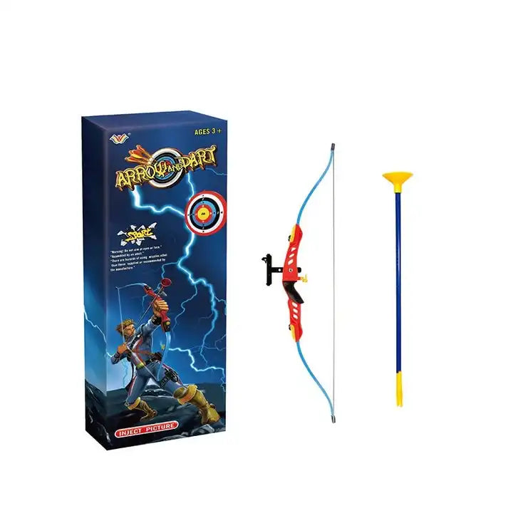 Indoor Shooting Games Bow and Arrow Set | Archery Toy for Outdoor Target Practice and Kid Amusement