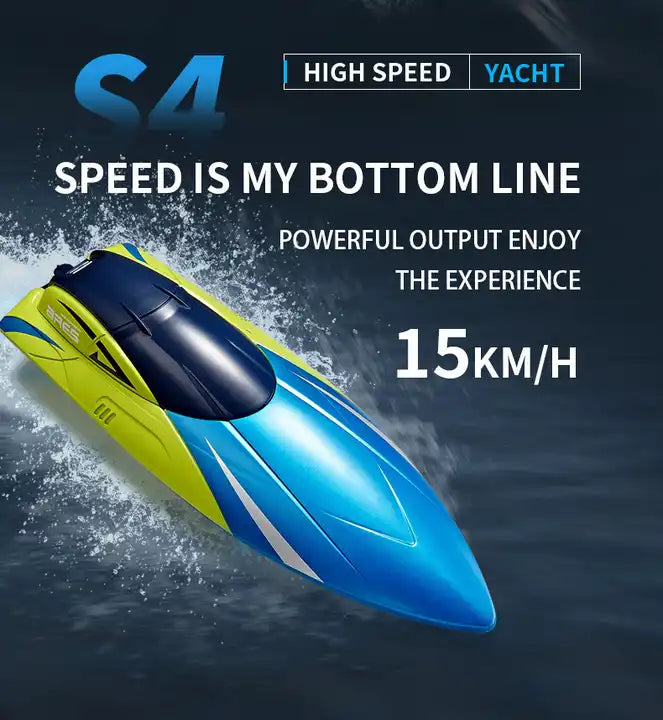 RC Boat Toys - 2.4GHz Outdoor High-Speed Racing Electric Waterproof Speedboat