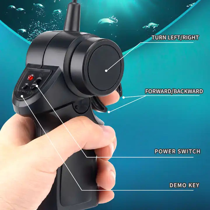 RC Shark T14 Mini High Simulation Remote Control Diving Shark Toy for Kids