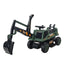 Child Pedal Tractor Ride-On Toy - Excavator with Bucket and Digger