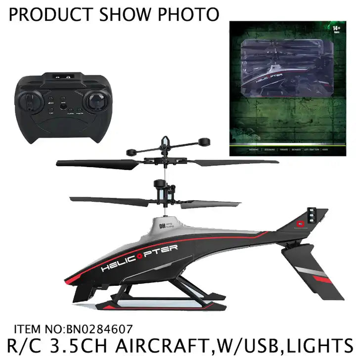 3.5CH Remote Control Toy Helicopter - Kids Radio Control Helicopter