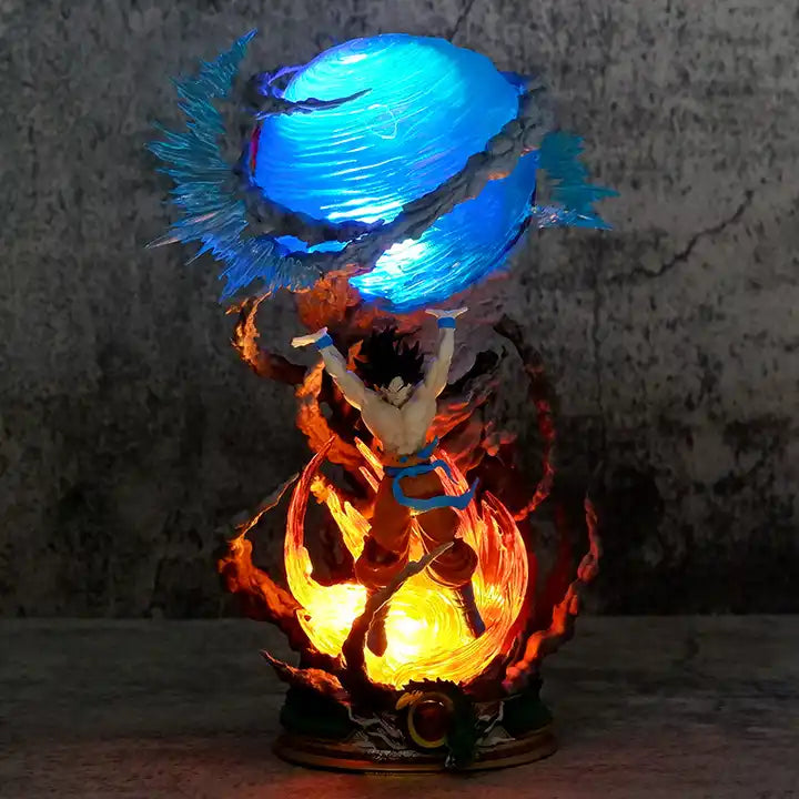 Anime Figure Dragon Balls Z - 23cm Super Saiyan Son Goku Action Figure in Spirit Bomb Battle Mode