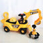 High-Quality Children Pedal Car - Electric Mini Tractor Ride-On Toy with Helmet