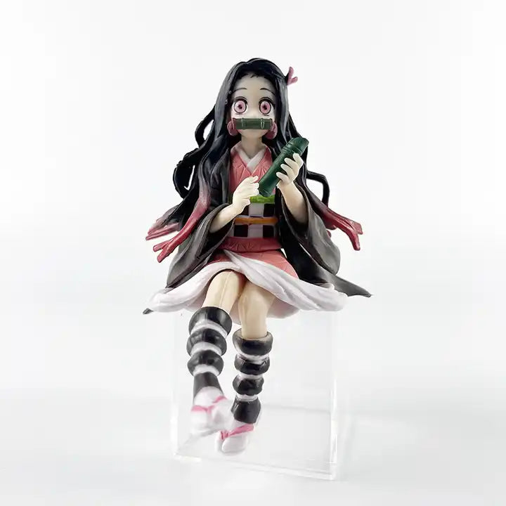 Japanese Anime PVC Doll - Demon Slayer Kamado Nezuko, Zenitsu, and Tomioka Giyuu Action Figures for Kids' Gifts(1 Piece)