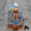 Zealed New Design Dragon Ball Goku Super Saiyan Statue - 38CM PVC Model with Three Heads