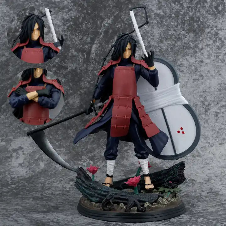 Japanese Naruto Anime Figures - 30cm (12") Uchiha Madara PVC Action Figure for Kids' Gifts