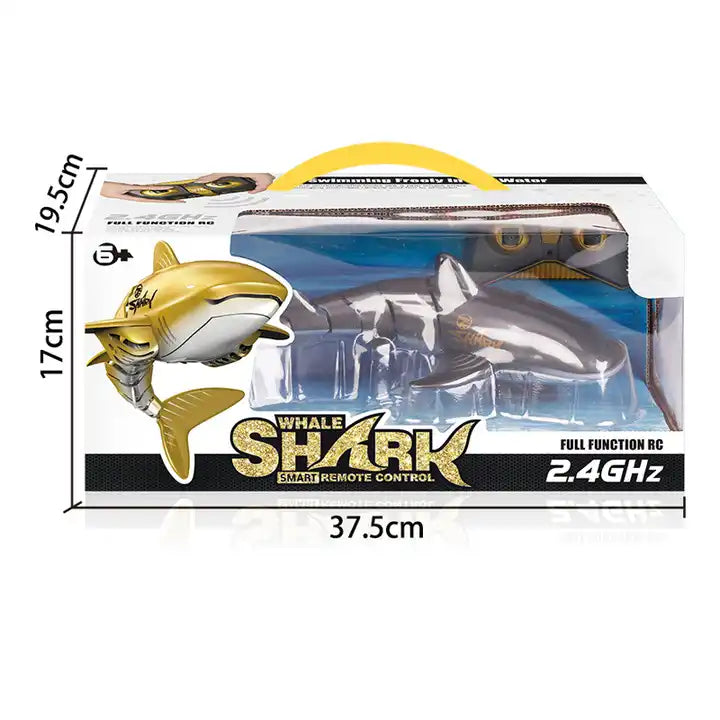 Waterproof Remote Control Shark Toy - 2.4GHz Simulation RC Animal for Kids Ages 5+