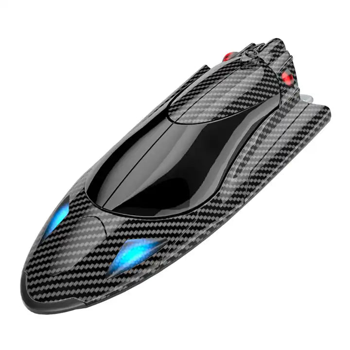 2.4G Carbon Fiber High-Speed RC Boat – Long Battery Life Remote Control Racing Boat for Kids & Adults