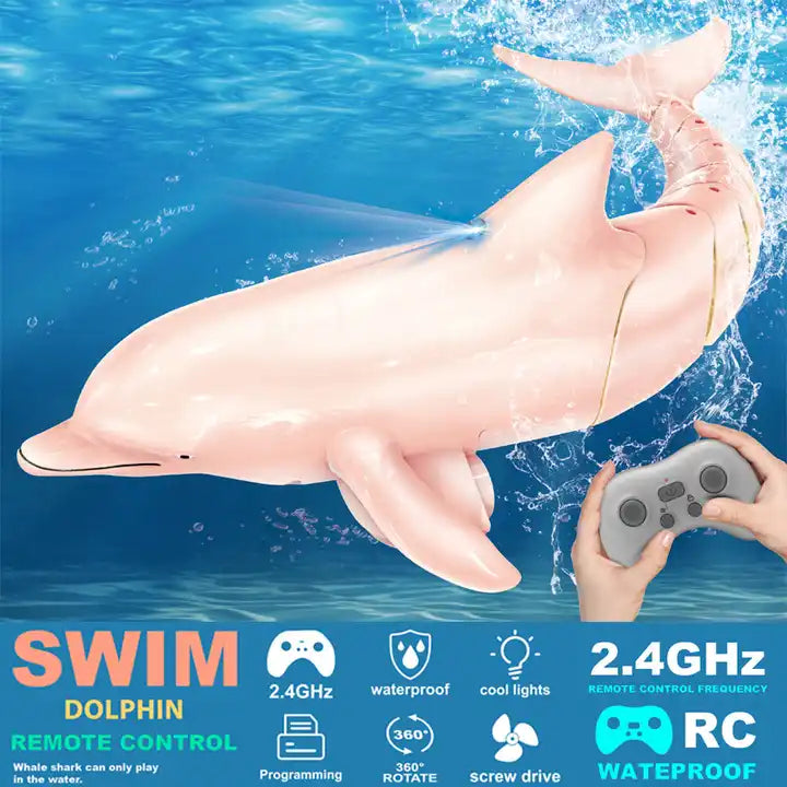 RC Simulation Shark Toy - Waterproof Electric Bath Tub and Pool Toy for Kids