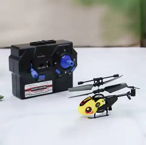 3.5 Channel Remote Control Metal Helicopter - Flying Drone with Built-in Gyroscope Metal Aircraft Model