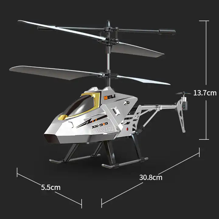 Design Remote Control Helicopter 3.5 Channel RC Helicopter Aircraft Fly Toys For Kids (Colour May Vary)