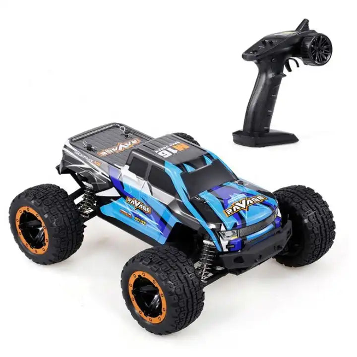 16889 2.4G Proportional 1:16 4WD Waterproof Brushless ESC Brushed 7.4V Li-ion 45KMH Radio Control Truck RC Race Car