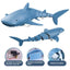 KYK Juguetes Simulation Electric RC Fish Boat - Waterproof Remote Control Shark Toy for Kids