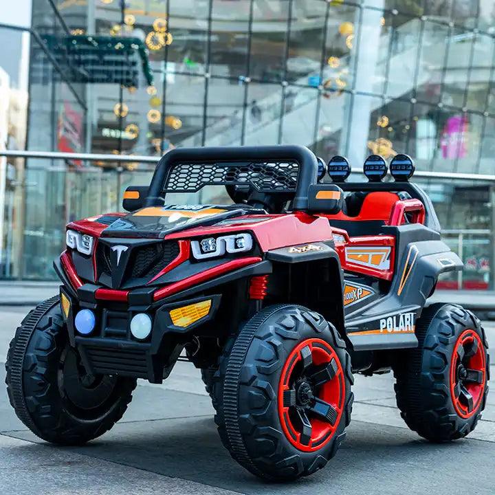 Kids Ride-On Four-Wheel Drive Electric Off-Road Truck - Battery-Powered Fun Vehicle